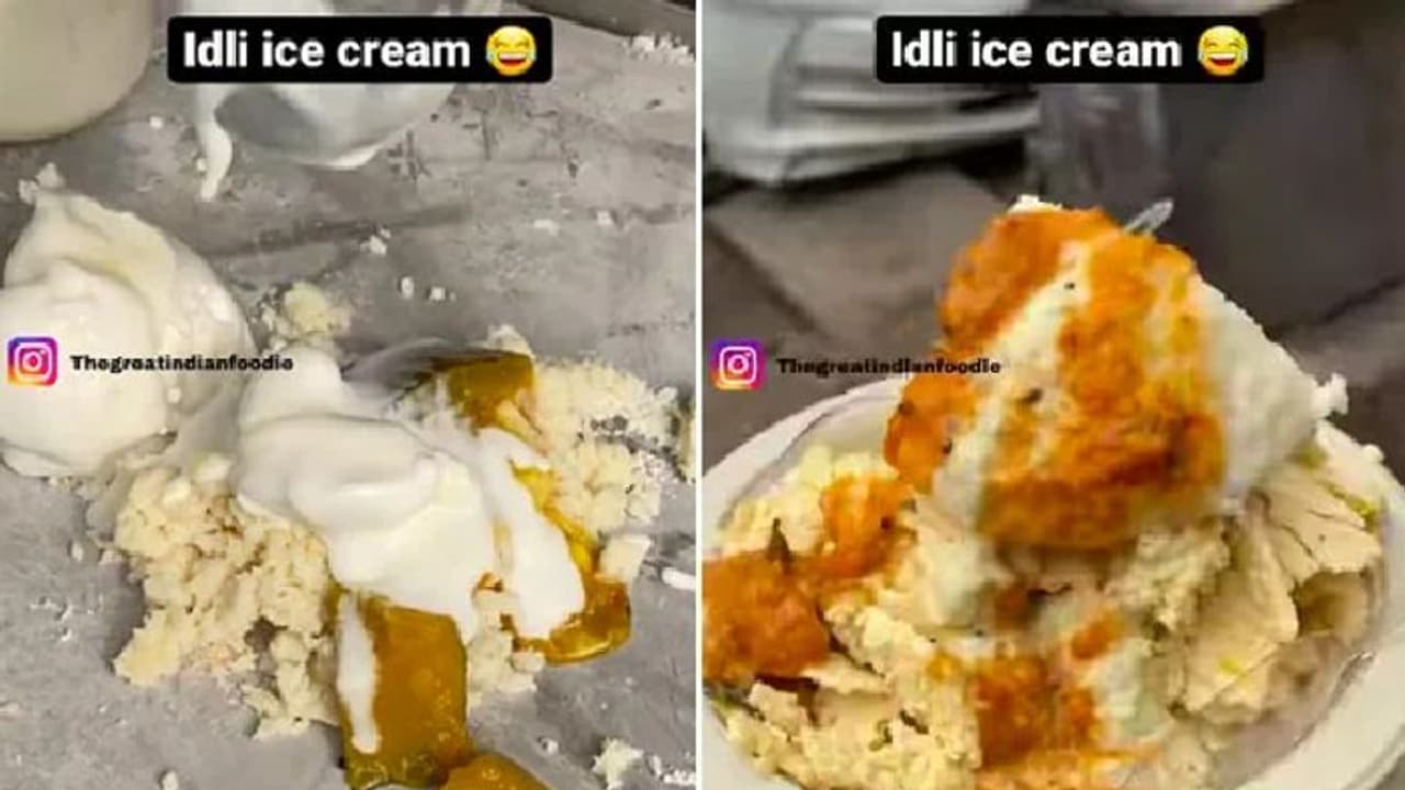 Viral Video : ഇഡലി വച്ച് ഐസ്‌ക്രീം; ഇടിവെട്ട് പ്രതിഷേധവുമായി 'ഫുഡ് ലവേഴ്‌സ്'