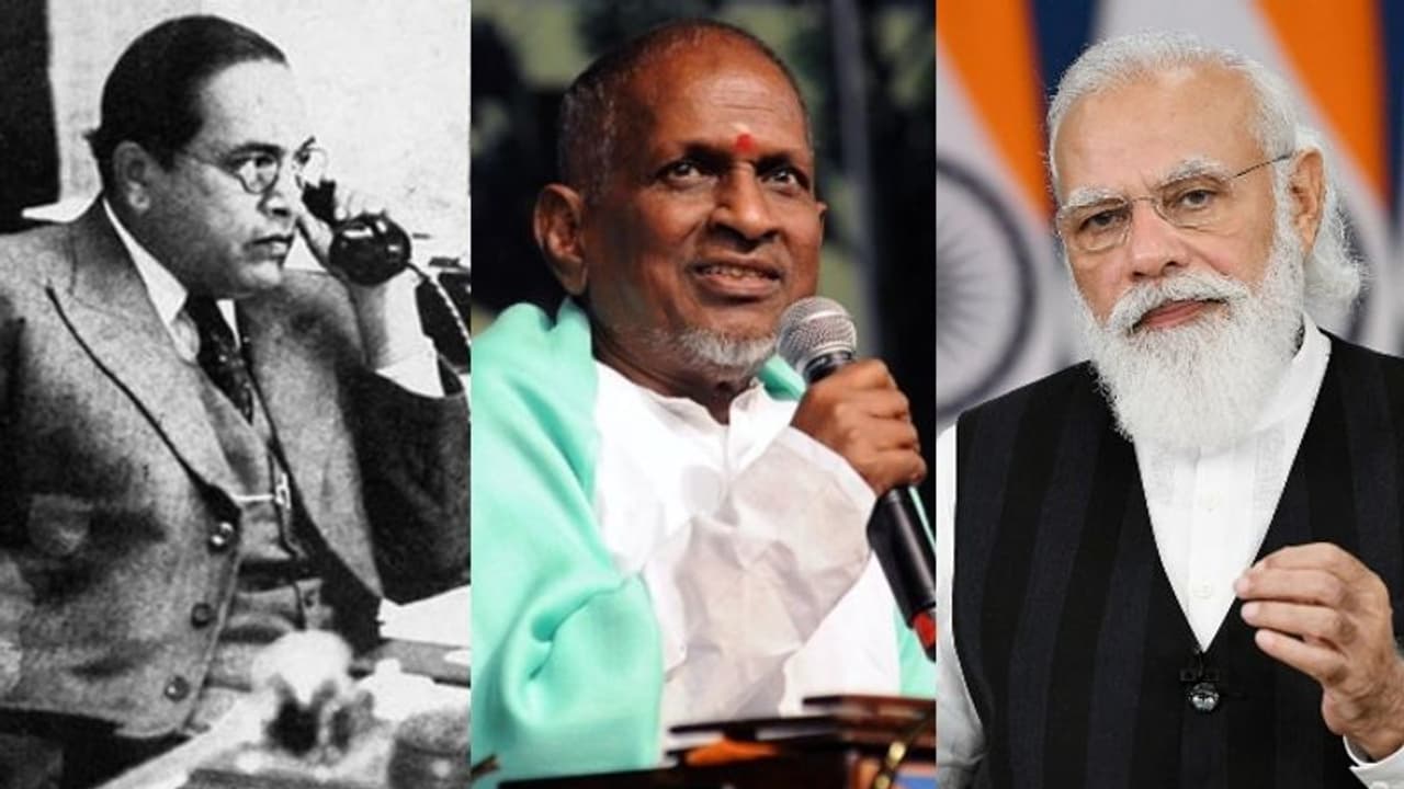 'അഭിപ്രായം പിന്‍വലിക്കില്ല'; നരേന്ദ്ര മോദിയെ അംബേദ്‍കറുമായി താരതമ്യം ചെയ്‍തതിനെക്കുറിച്ച് ഇളയരാജ