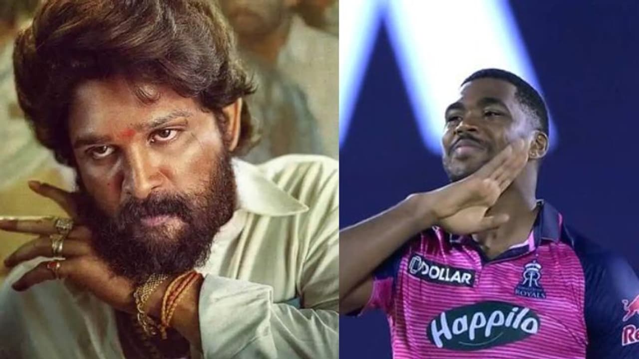 RR vs KKR : அடங்காதவன் டா... விக்கெட் எடுத்ததும் புஷ்பாவாக மாறி கெத்து காட்டிய ராஜஸ்தான் வீரர் வைரல் வீடியோ RR vs KKR : அடங்காதவன் டா... விக்கெட் எடுத்ததும் புஷ்பாவாக மாறி கெத்து காட்டிய ராஜஸ்தான் வீரர் வைரல் வீடியோ
