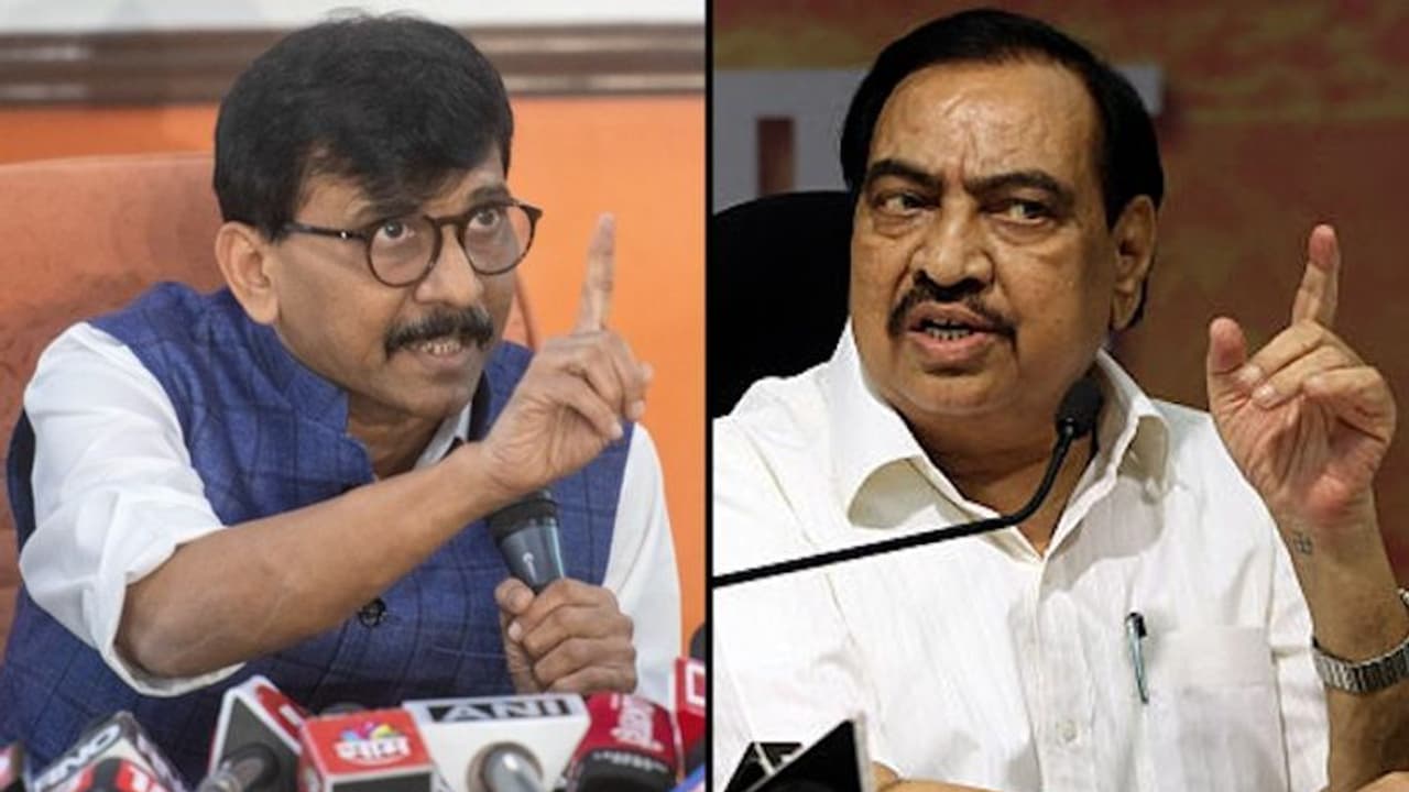 Phone tapping case: Mumbai Police confirms Raut and Khadse phones were tapped as anti social elements Phone tapping case: Mumbai Police confirms Raut and Khadse phones were tapped as anti social elements