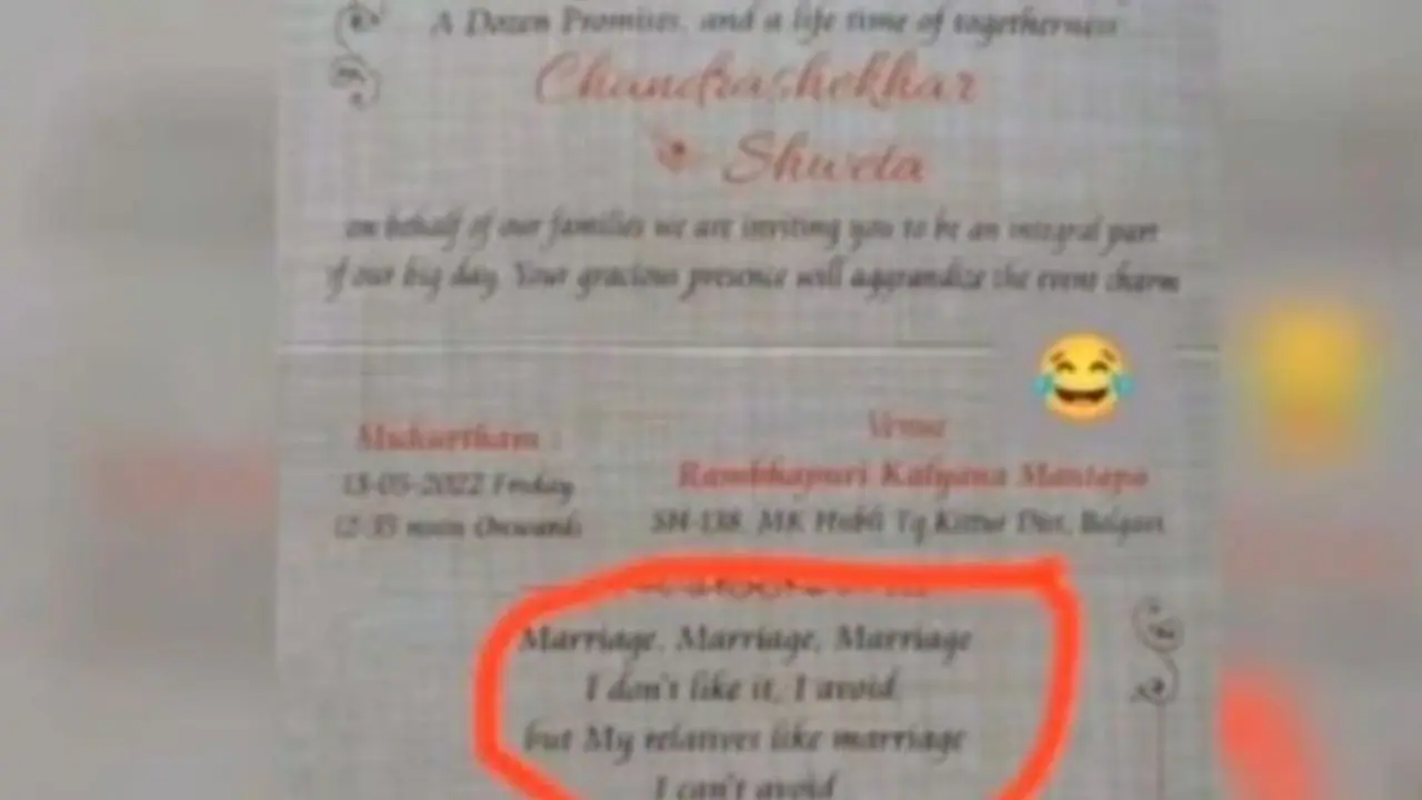 KGF Chapter 2: पर्दे पर ही नहीं दिलो दिमाग में भी चढ़े हैं रॉकी भाई, शख्स ने शादी कार्ड पर लिखवाया यह डायलॉग 