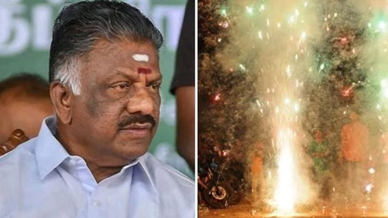 பட்டாசு ஆலையில் தொடரும் விபத்துகள்...! தொழிற்சாலையில் சோதனை நடத்த வேண்டும்... தமிழக அரசிற்கு ஓபிஎஸ் கோரிக்கை