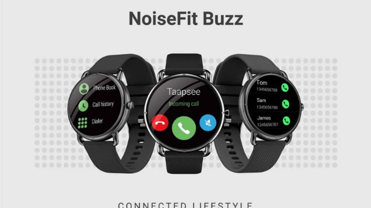 NoiseFit Buzz स्मार्टवॉच इंडिया में हुई लॉन्च, सिंगल चार्ज में चलेगी 5 दिन, देखें शानदार फीचर्स NoiseFit Buzz स्मार्टवॉच इंडिया में हुई लॉन्च, सिंगल चार्ज में चलेगी 5 दिन, देखें शानदार फीचर्स