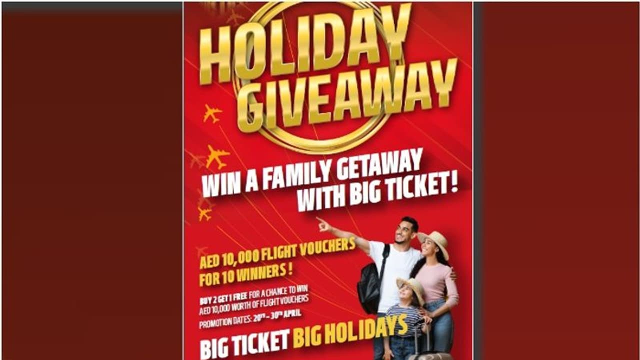 പ്രിയപ്പെട്ടവര്ക്കൊപ്പം സ്വപ്നസ്ഥലങ്ങളിലേക്ക് പറക്കാം; അവസരമൊരുക്കി ബിഗ് ടിക്കറ്റ് പ്രിയപ്പെട്ടവര്ക്കൊപ്പം സ്വപ്നസ്ഥലങ്ങളിലേക്ക് പറക്കാം; അവസരമൊരുക്കി ബിഗ് ടിക്കറ്റ്