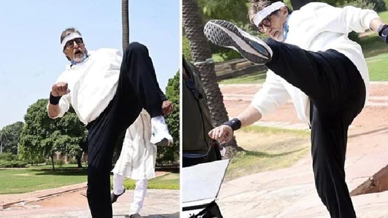 Amitabh Bachchan : 'യുവനടനില്‍ നിന്ന് പ്രചോദനം'; രസകരമായ ഫോട്ടോയുമായി ബിഗ് ബി