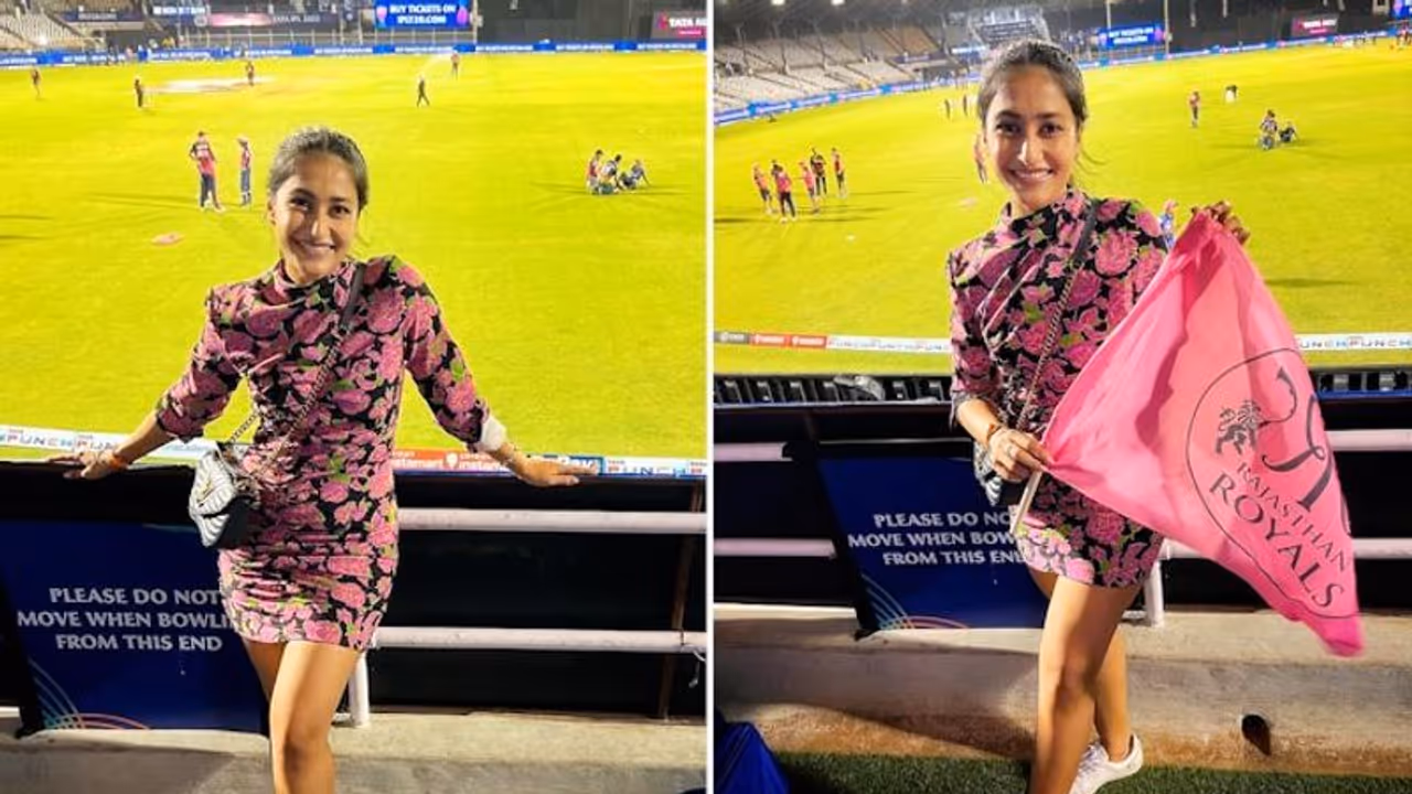 IPL 2022: Another evening, another stylish look for Yuzvendra Chahal's wife, Dhanashree Verma IPL 2022: Another evening, another stylish look for Yuzvendra Chahal's wife, Dhanashree Verma