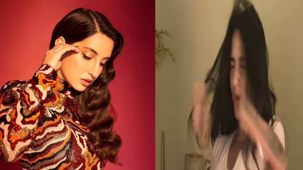 शादी करने से मना करने पर Nora Fatehi की मां ने उन्हें चप्पलों से पीटा! देखें अदाकारा की धुनाई का मजेदार Video शादी करने से मना करने पर Nora Fatehi की मां ने उन्हें चप्पलों से पीटा! देखें अदाकारा की धुनाई का मजेदार Video