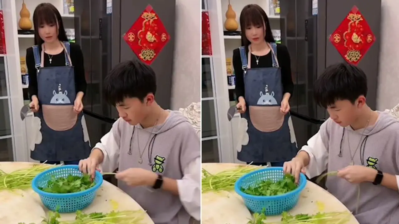 Trouble plucking coriander leaves? Here's an impressive hack; watch Trouble plucking coriander leaves? Here's an impressive hack; watch