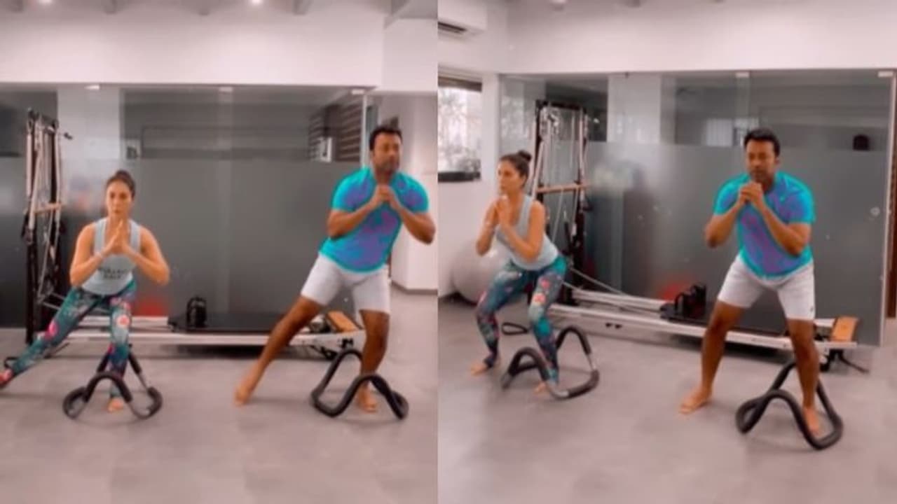 Couple Goal : 'പ്രണയത്തിലായാല്‍ ഇങ്ങനെ വേണം'; വീഡിയോയുമായി കിം ശര്‍മ്മയും ലിയാണ്ടര്‍ പേസും