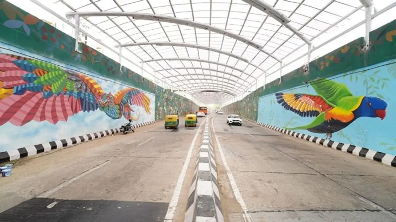Delhi's Ashram underpass opened for public