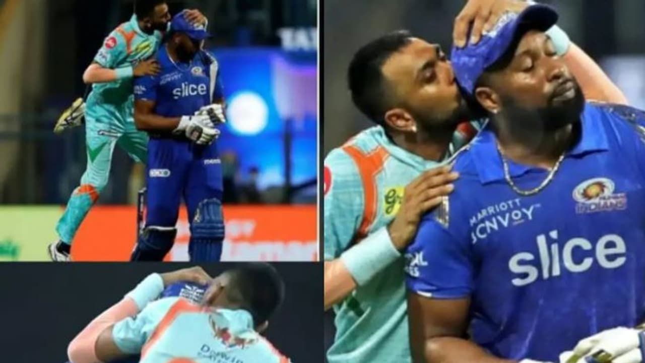 ముద్దు తెచ్చిన తంట.. పొలార్డ్ కు కిస్ ఇచ్చిన కృనాల్.. మండిపడుతున్న నెటిజన్లు ముద్దు తెచ్చిన తంట.. పొలార్డ్ కు కిస్ ఇచ్చిన కృనాల్.. మండిపడుతున్న నెటిజన్లు