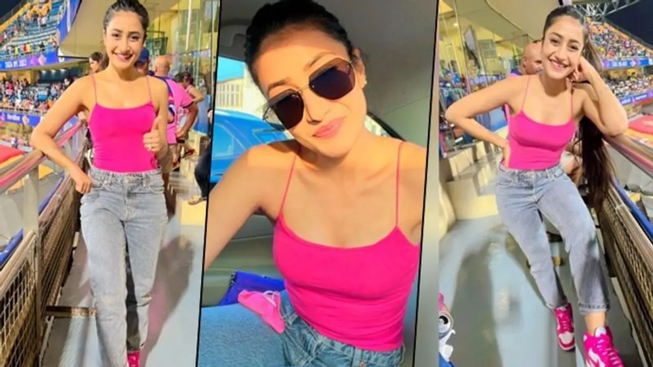 IPL 2022: Yuzvendra Chahal's wife Dhanashree Verma impresses in pink again
