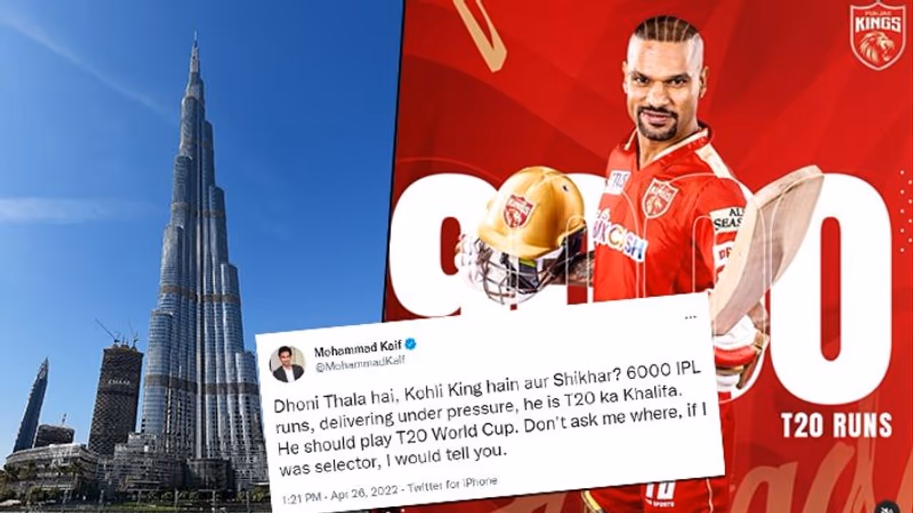 IPL 2022: Kaif brands PBKS' Dhawan as 'T20 ka Khalifa'; says should play T20 World Cup IPL 2022: Kaif brands PBKS' Dhawan as 'T20 ka Khalifa'; says should play T20 World Cup