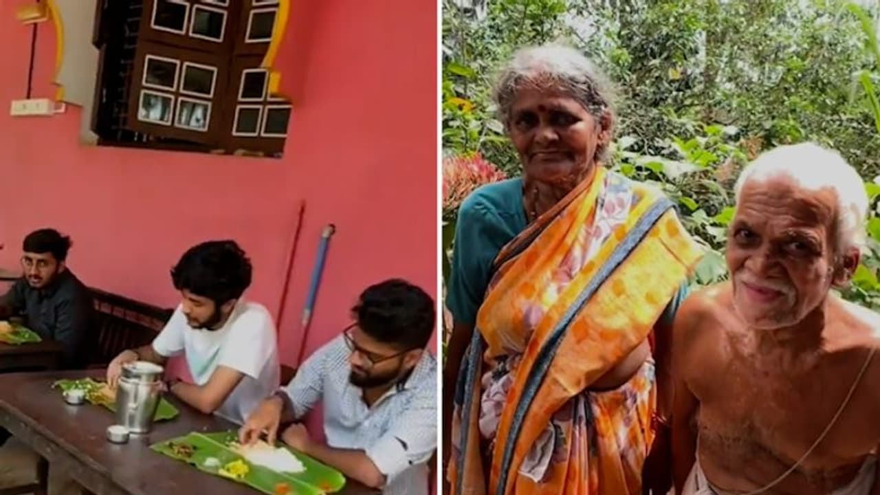 Watch: Unlimited thali at just Rs 50; Elderly couple from Karnataka wins internet’s heart Watch: Unlimited thali at just Rs 50; Elderly couple from Karnataka wins internet’s heart