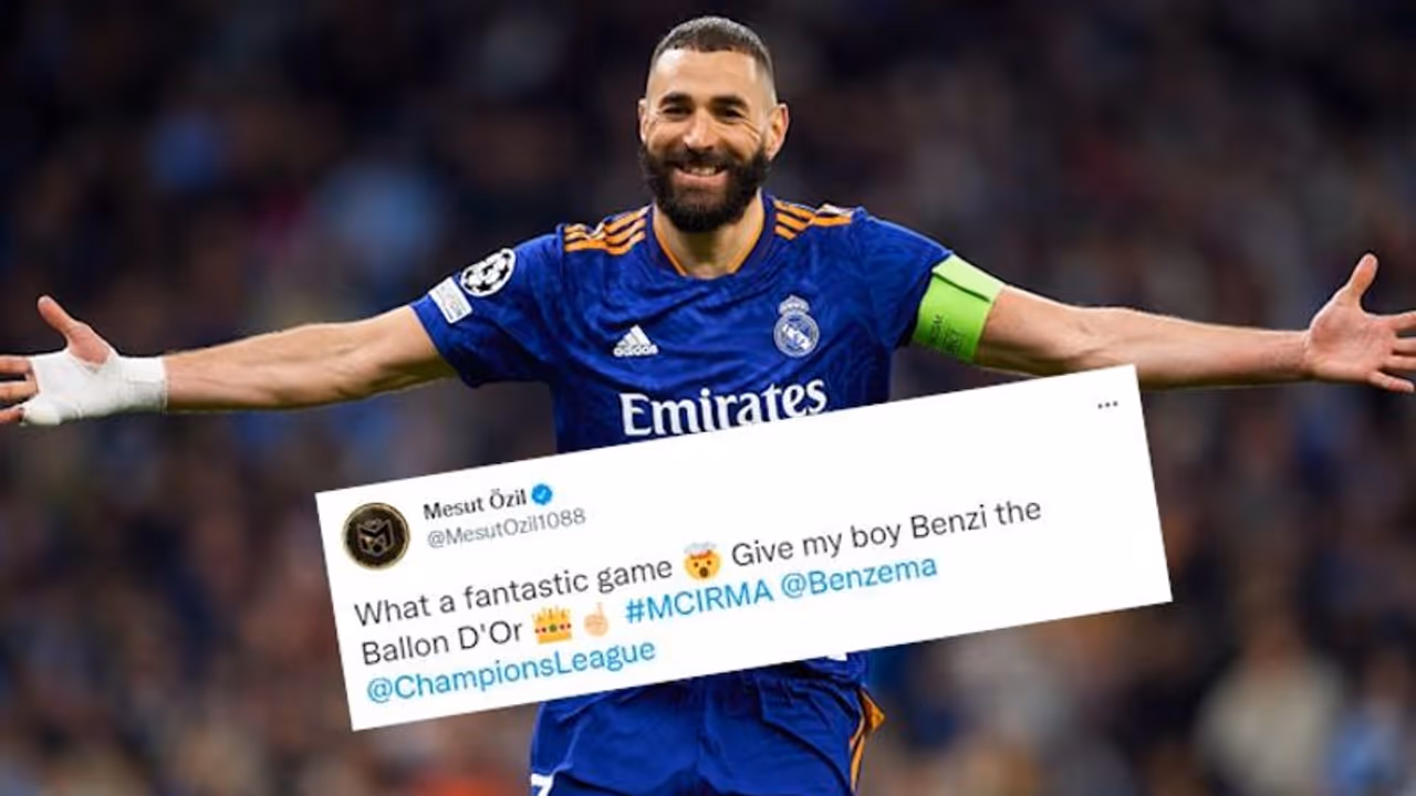 'Ballon d'Or for Benzema': Vinicius Jr., Mesut Ozil and more endorse Real Madrid star 'Ballon d'Or for Benzema': Vinicius Jr., Mesut Ozil and more endorse Real Madrid star