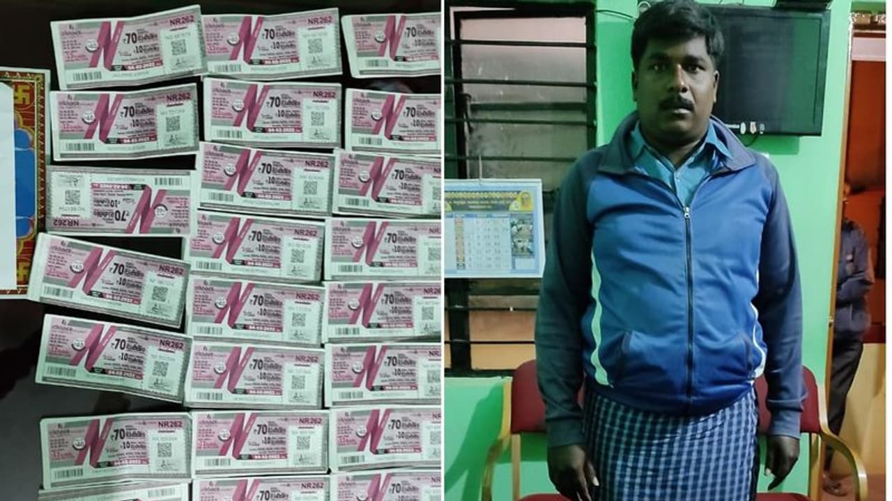 Lottery Ticket ಗಡಿ ಜಿಲ್ಲೆಯಲ್ಲಿ ಕದ್ದು ಮುಚ್ಚಿ ಲಾಟರಿ ದಂಧೆ, ಲಕ್ಷಾಂತರ ಮೌಲ್ಯದ ಕೇರಳ ಟಿಕೆಟ್ ವಶ! Lottery Ticket ಗಡಿ ಜಿಲ್ಲೆಯಲ್ಲಿ ಕದ್ದು ಮುಚ್ಚಿ ಲಾಟರಿ ದಂಧೆ, ಲಕ್ಷಾಂತರ ಮೌಲ್ಯದ ಕೇರಳ ಟಿಕೆಟ್ ವಶ!