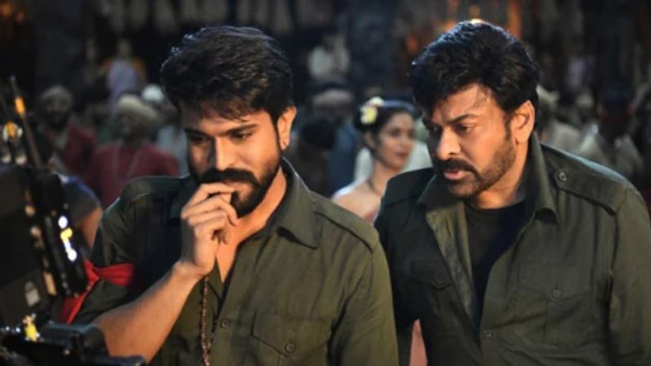 Acharya : ചിരഞ്‍ജീവിക്കൊപ്പം 'ആചാര്യ', ഫോട്ടോകള്‍ പങ്കുവെച്ച് രാം ചരണ്‍