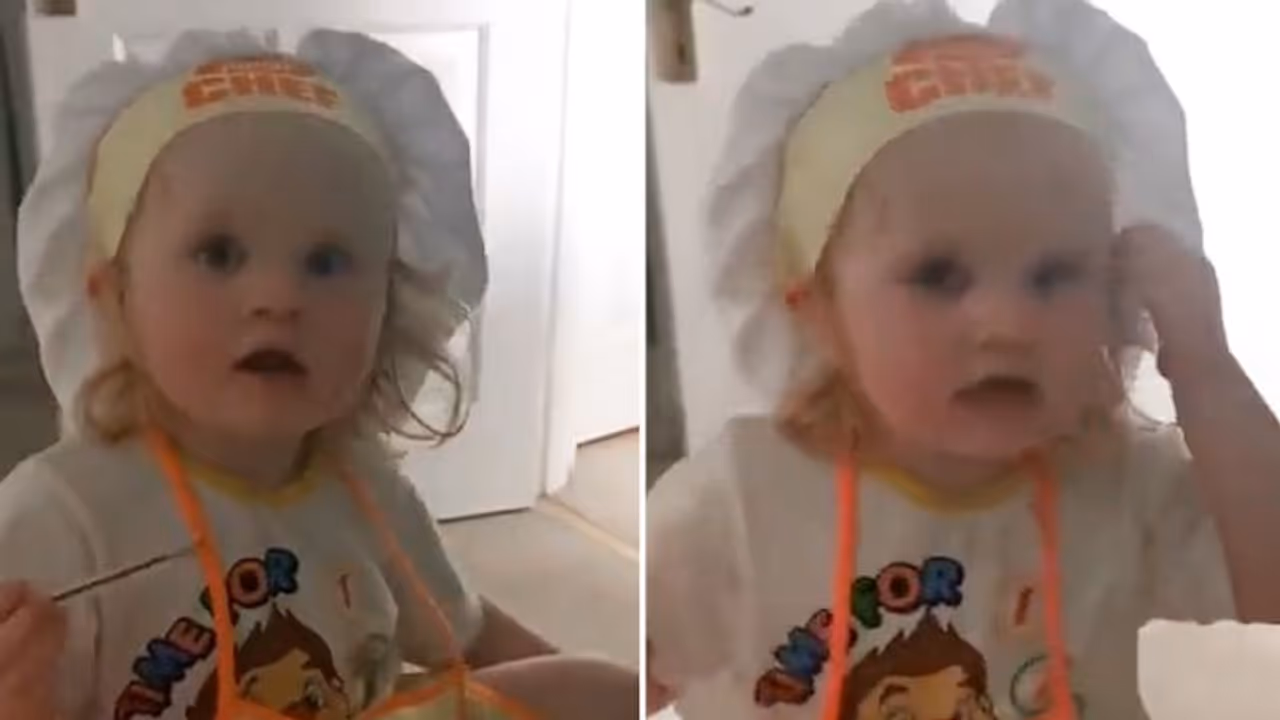 Watch: Kid pretends to be a restaurant chef; Netizens love her honesty