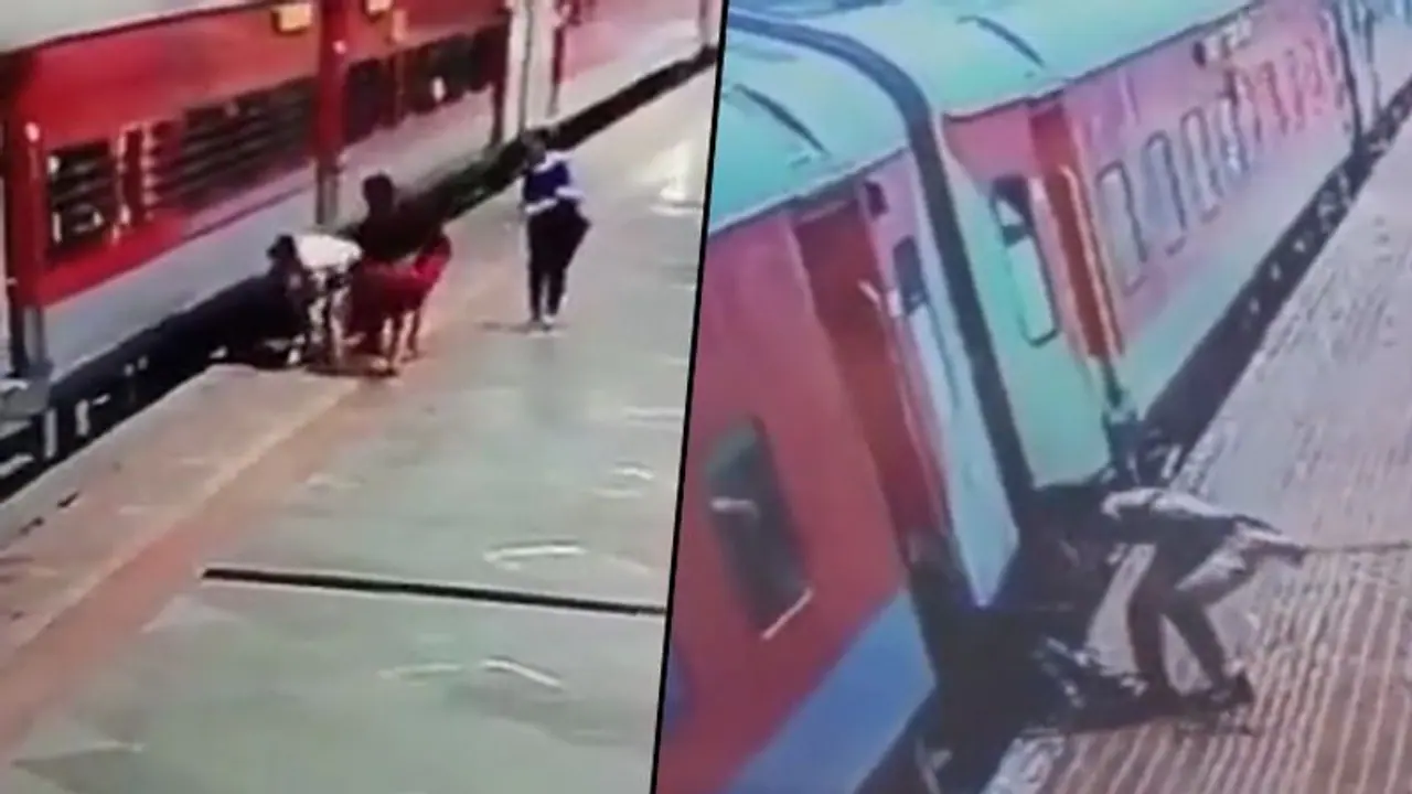 RPF staff saves the life of passengers; watch the rescue video