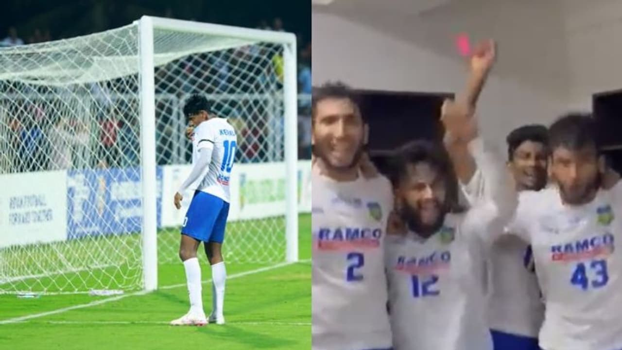 Santosh Trophy : ആറാടുകയാണ്...! ഗോളടി മേളം കഴിഞ്ഞ് കേരളത്തിന്റെ ആഘോഷമേളം വീഡിയോ Santosh Trophy : ആറാടുകയാണ്...! ഗോളടി മേളം കഴിഞ്ഞ് കേരളത്തിന്റെ ആഘോഷമേളം വീഡിയോ