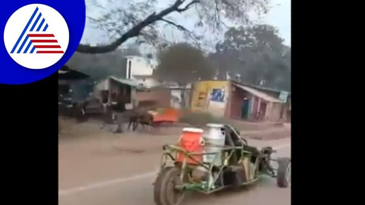ಫಾರ್ಮುಲಾ ರೇಸರ್‌ಗೆ ಯಾವುದರಲ್ಲೂ ಕಡಿಮೆ ಇಲ್ಲ ಈ ಹಾಲು ಮಾರಾಟಗಾರ: video viral