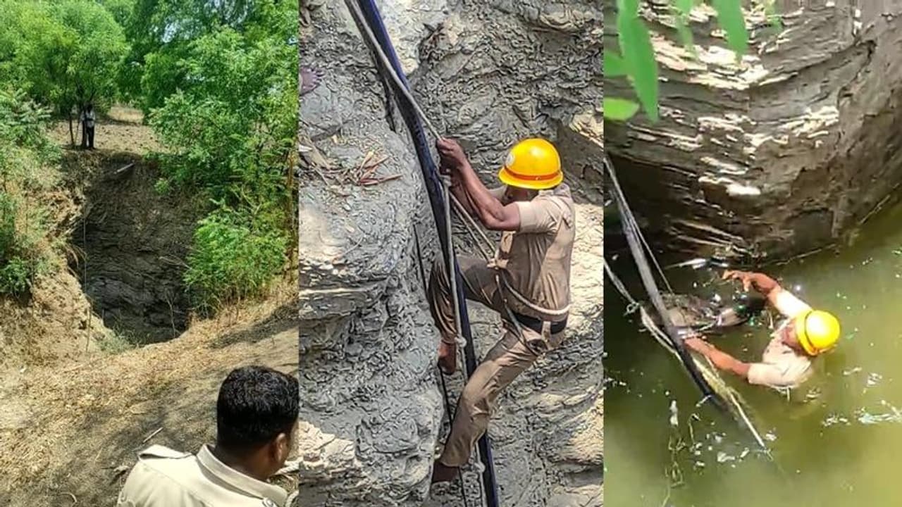 ವಿಜಯಪುರ: ಪ್ರಾಣದ ಹಂಗು ತೊರೆದು ರಾಷ್ಟ್ರ ಪಕ್ಷಿಯ ಜೀವ ಉಳಿಸಿದ ಅಗ್ನಿಶಾಮಕ ಸಿಬ್ಬಂದಿ...!