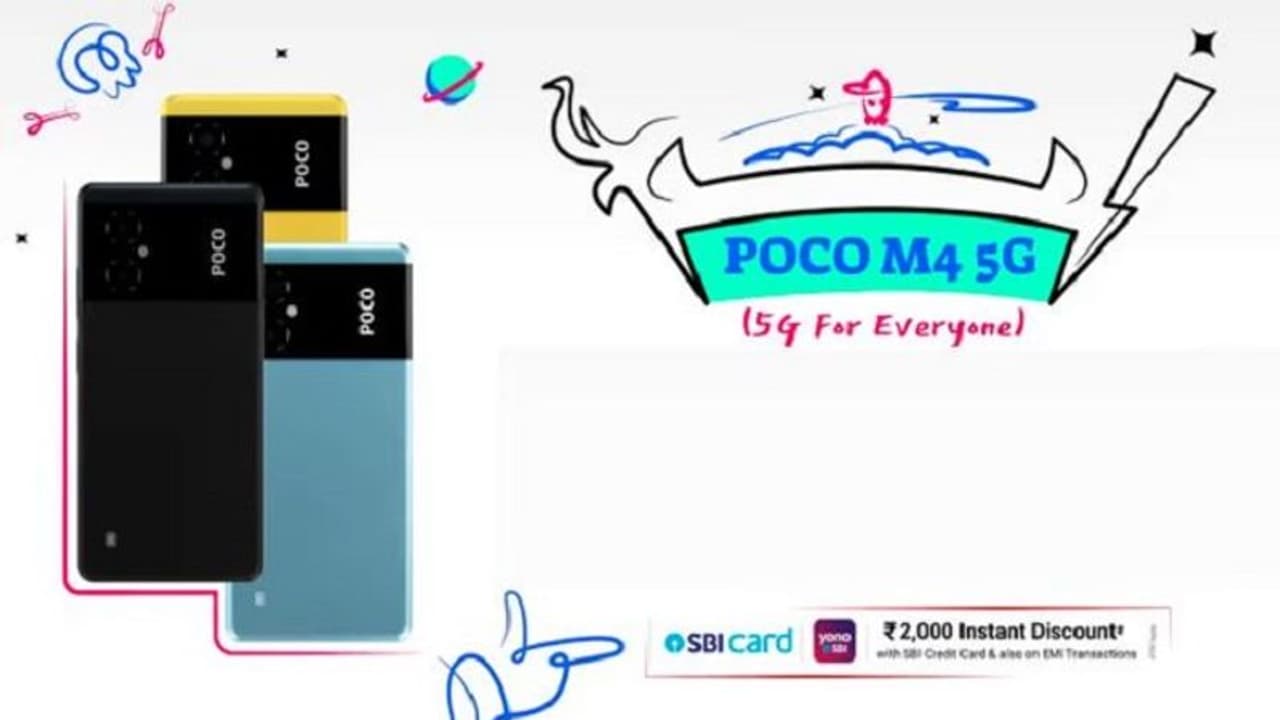 Poco M4 5G: చౌకైన 5జి స్మార్ట్ఫోన్ వచ్చేసింది.. దీని ధర రూ.11 వేల కంటే తక్కువ.. Poco M4 5G: చౌకైన 5జి స్మార్ట్ఫోన్ వచ్చేసింది.. దీని ధర రూ.11 వేల కంటే తక్కువ..