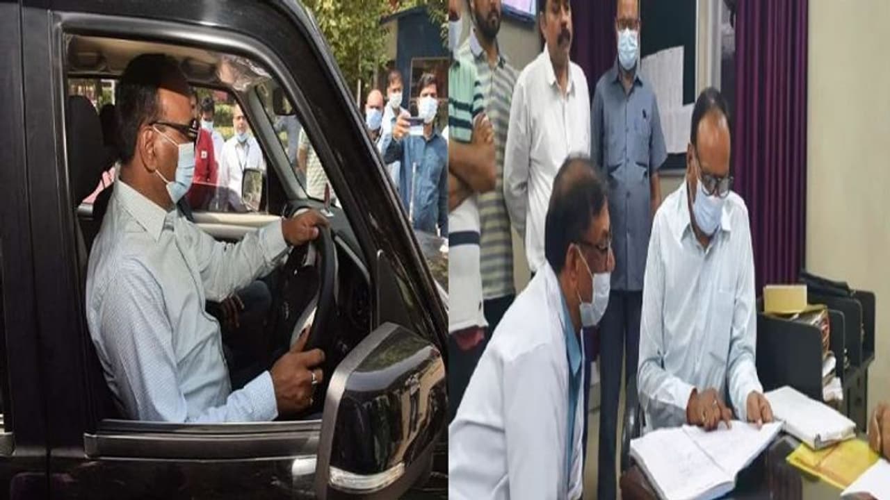 खुद गाड़ी चलाकर जिला अस्पताल पहुंचे डिप्टी सीएम ब्रजेश पाठक, खराब व्यवस्थाओं को देखकर सीएमस को लगाई कड़ी फटकार खुद गाड़ी चलाकर जिला अस्पताल पहुंचे डिप्टी सीएम ब्रजेश पाठक, खराब व्यवस्थाओं को देखकर सीएमस को लगाई कड़ी फटकार