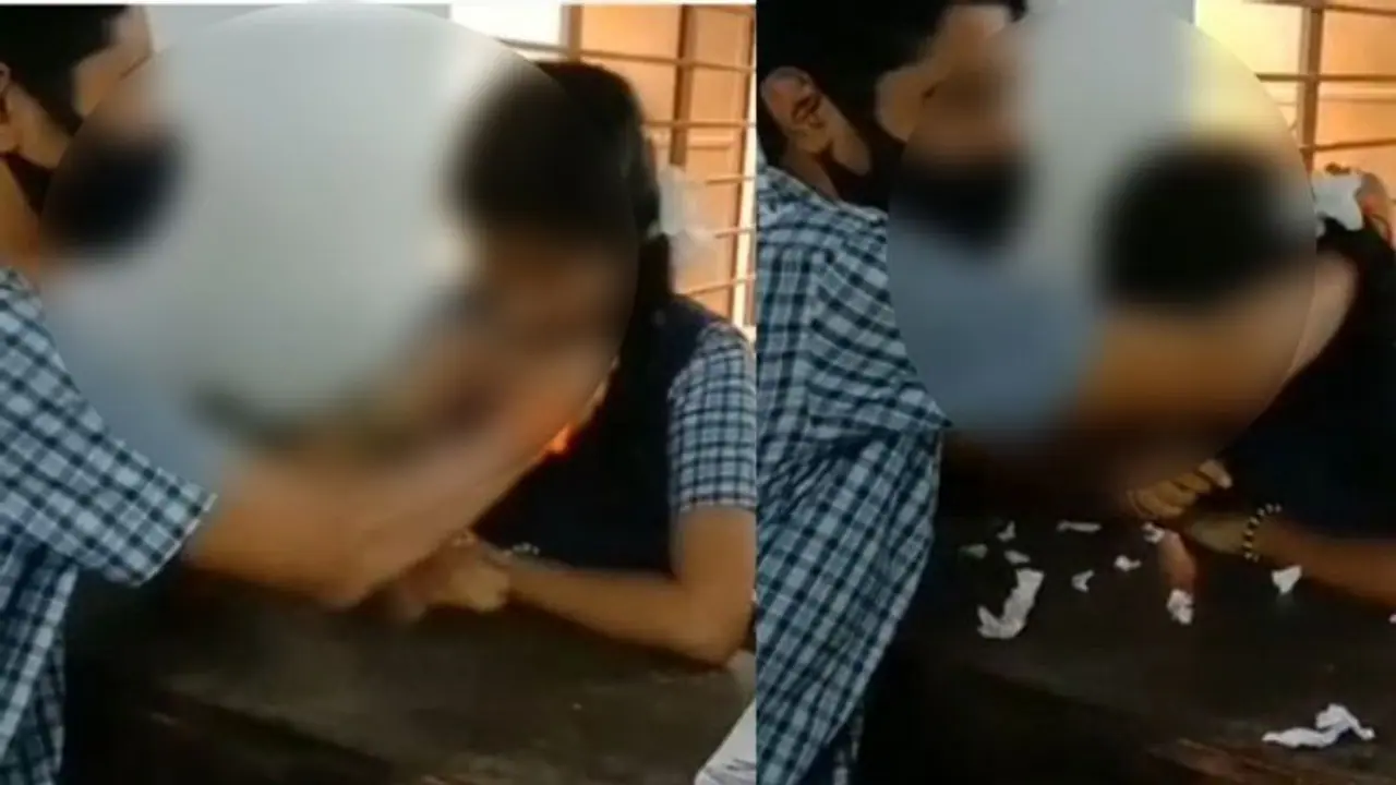 அரசு பள்ளியில் 9ம் வகுப்பு மாணவிக்கு தாலி கட்டிய மாணவன்.. கிருஷ்ணகிரியில் அதிர்ச்சி சம்பவம்..!