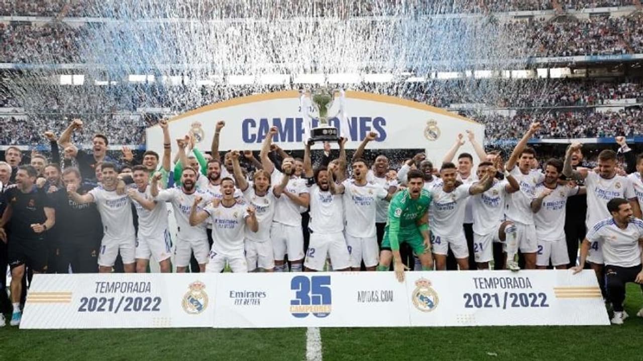 লা গিগা জিতে নিল রিয়াল মাদ্রিদ, এই নিয়ে ৩৫ বার ঘরোয়া খেতাব জিতল তাঁরা লা গিগা জিতে নিল রিয়াল মাদ্রিদ, এই নিয়ে ৩৫ বার ঘরোয়া খেতাব জিতল তাঁরা