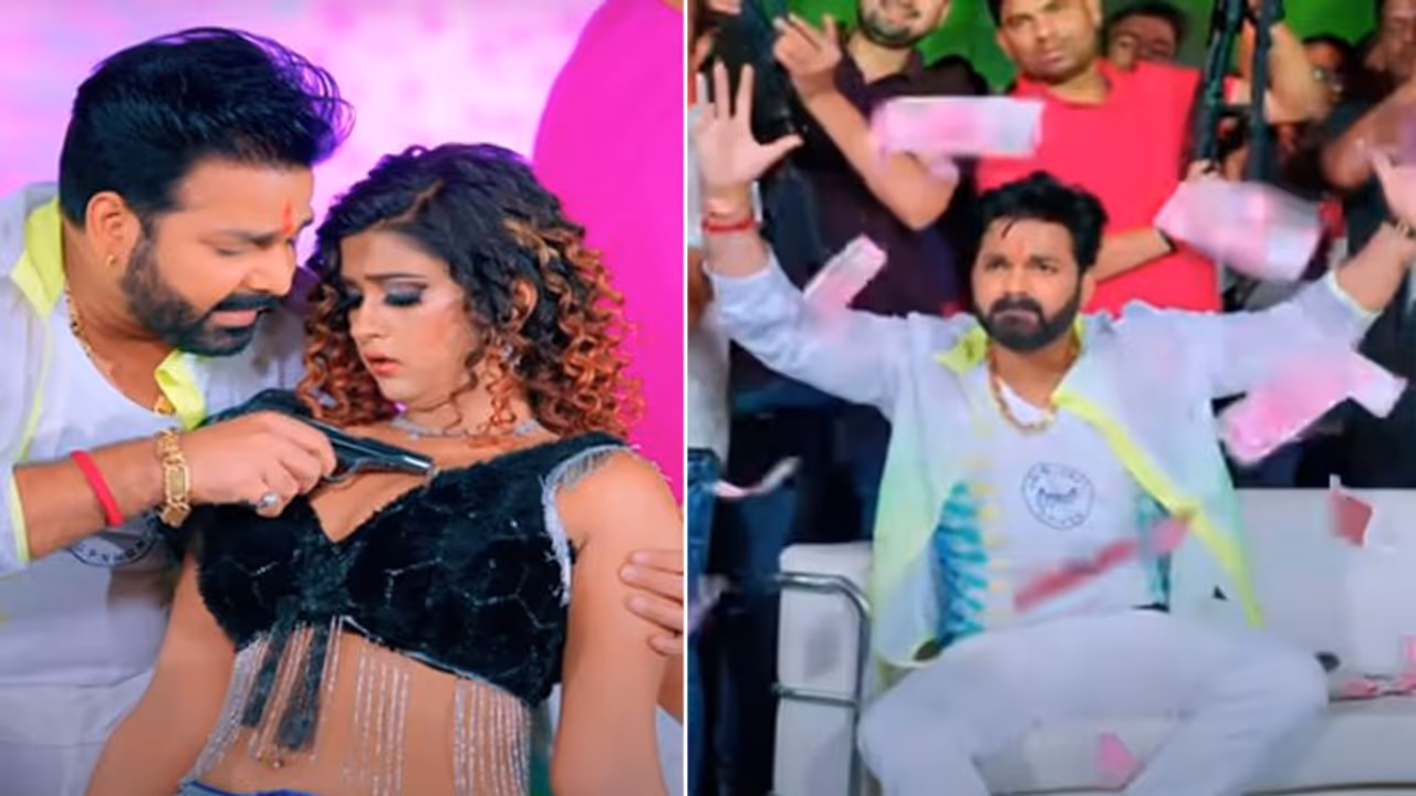 भोजपुरी एक्टर पवन सिंह ने पहले बंदूक की नोंक पर आकांक्षा दुबे से लगवाए ठुमके फिर उड़ाने जमकर नोट भोजपुरी एक्टर पवन सिंह ने पहले बंदूक की नोंक पर आकांक्षा दुबे से लगवाए ठुमके फिर उड़ाने जमकर नोट