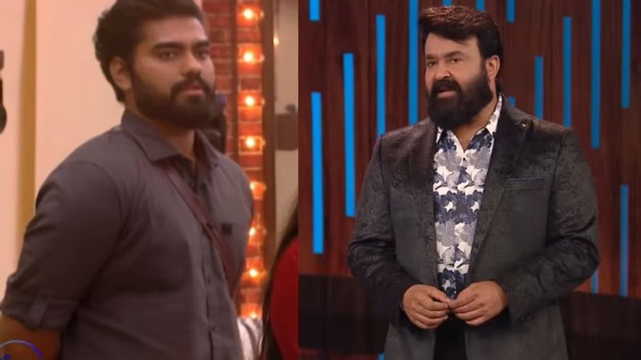 Bigg Boss : 'ആ കളി ഇവിടെ നടക്കില്ല, നിങ്ങളെ ഞാൻ തിരിച്ച് വിളിക്കും'; റോബിനോട് മോഹൻലാൽ Bigg Boss : 'ആ കളി ഇവിടെ നടക്കില്ല, നിങ്ങളെ ഞാൻ തിരിച്ച് വിളിക്കും'; റോബിനോട് മോഹൻലാൽ