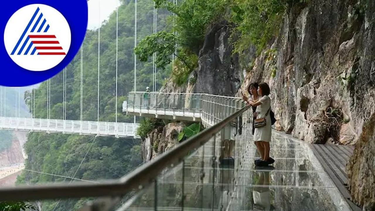 ವಿಶ್ವದ ಅತೀ ಉದ್ದದ ಗಾಜಿನ ಸೇತುವೆ ಇದು: ವಿಡಿಯೋ ನೋಡಿ