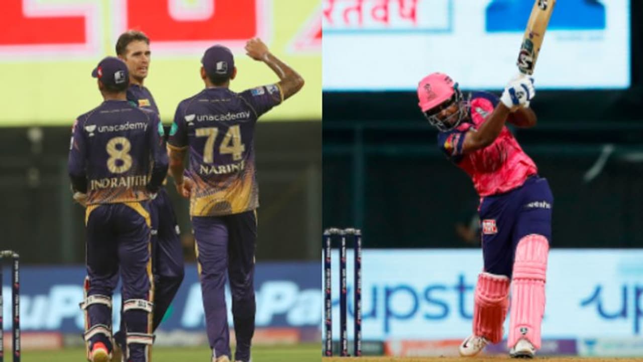 KKR vs RR কেকেআরের বোলিংয়ের বলিংয়ের বিরুদ্ধে লড়াকু ইনিংস সঞ্জু, কলকাতার টার্গেট ১৫৩ রান 