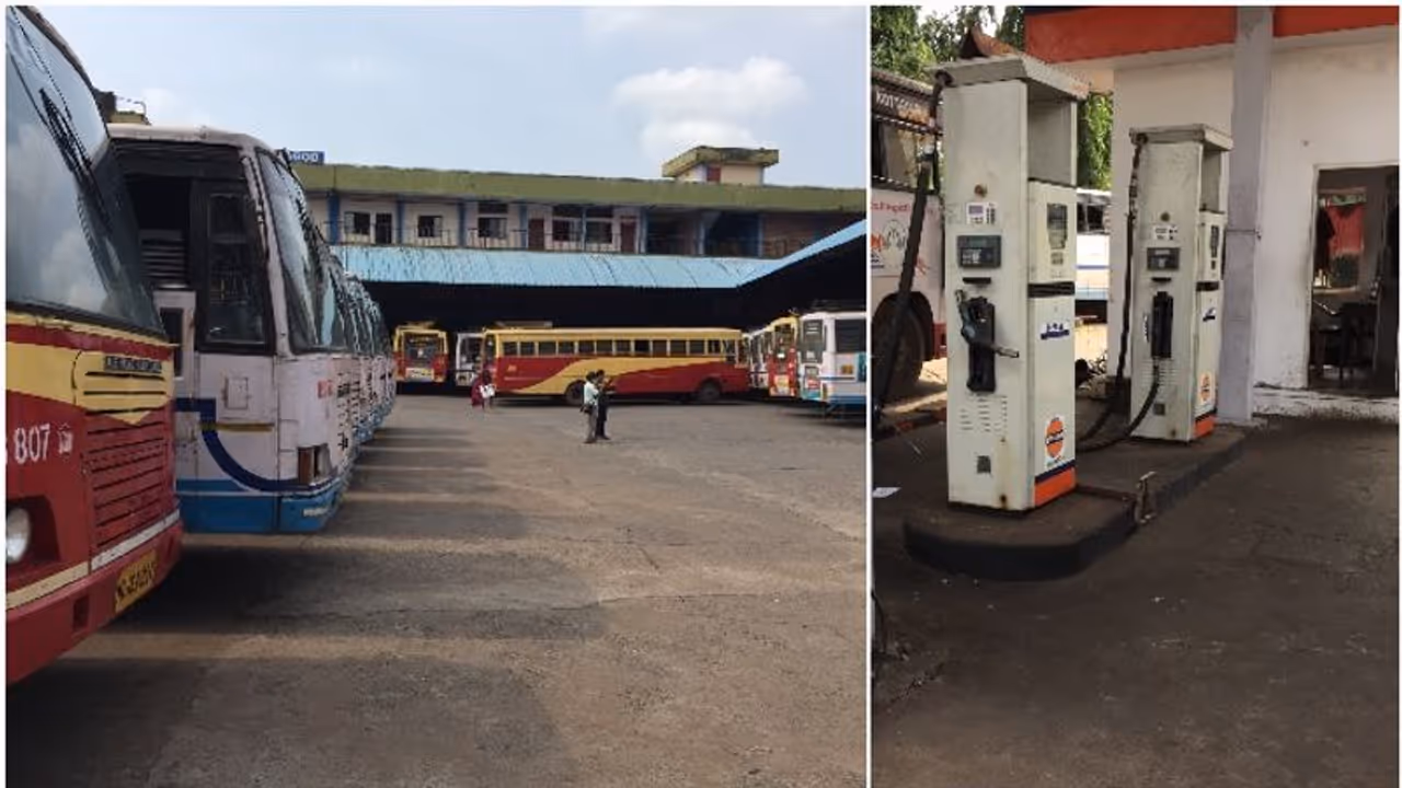 ഡീസല് ഇല്ലാതെ സര്വീസ് മുടക്കം, കാസര്കോട് കെഎസ്ആര്ടിസിയില് സംഭവിക്കുന്നതെന്ത്? ഡീസല് ഇല്ലാതെ സര്വീസ് മുടക്കം, കാസര്കോട് കെഎസ്ആര്ടിസിയില് സംഭവിക്കുന്നതെന്ത്?