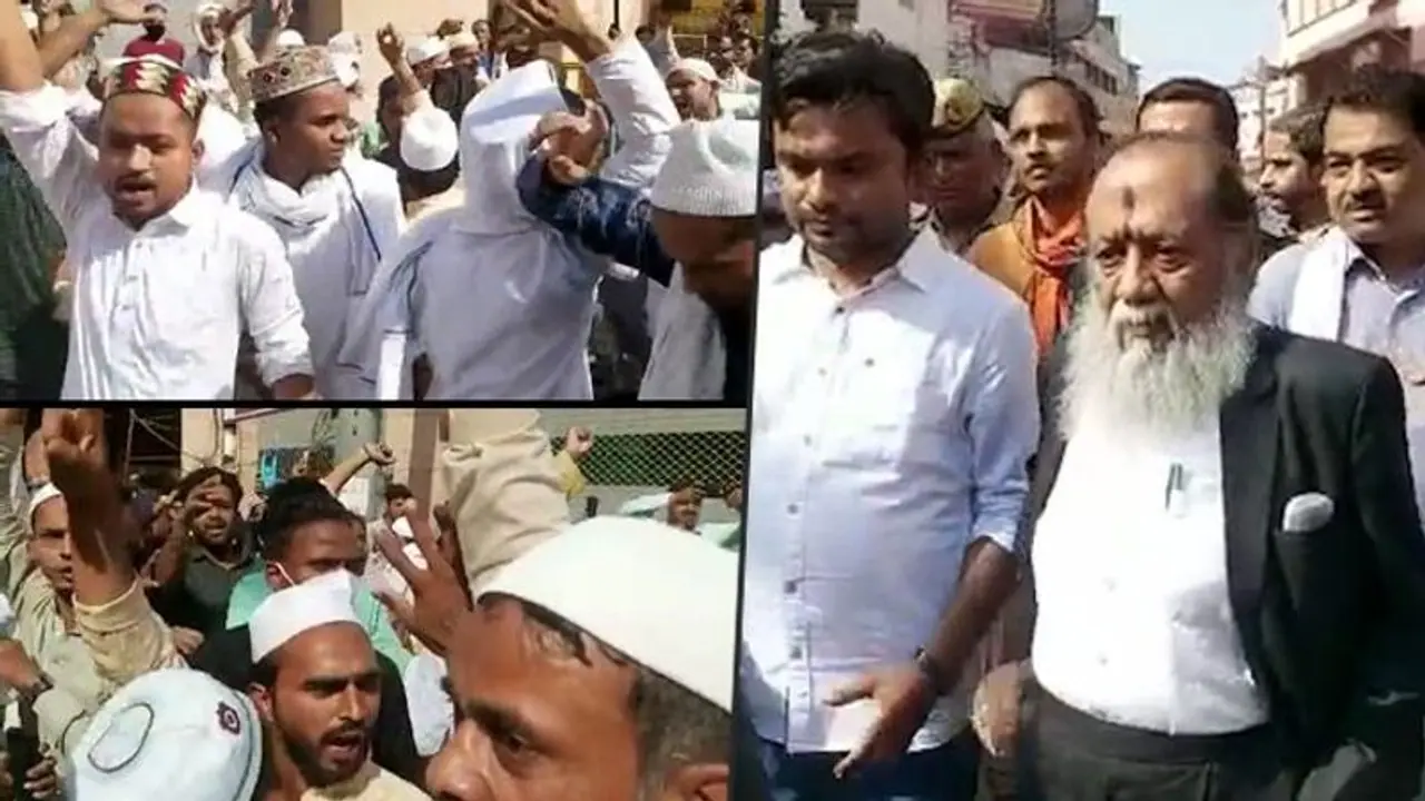 WATCH: Gyanvapi mosque survey begins amid tense moments WATCH: Gyanvapi mosque survey begins amid tense moments