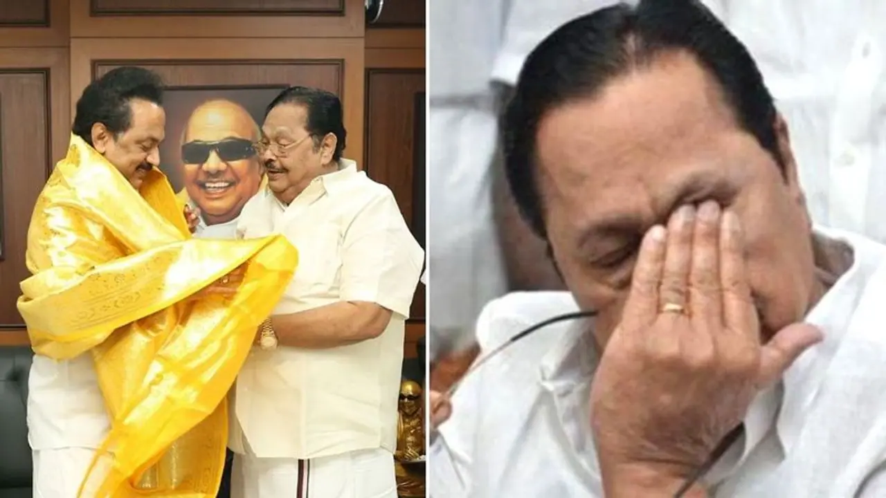 திமுகவின் வருங்கால தலைவரையும் தோள் மீது வைத்து தாங்குவேன் துரைமுருகன் நெகிழ்ச்சி உரை திமுகவின் வருங்கால தலைவரையும் தோள் மீது வைத்து தாங்குவேன் துரைமுருகன் நெகிழ்ச்சி உரை