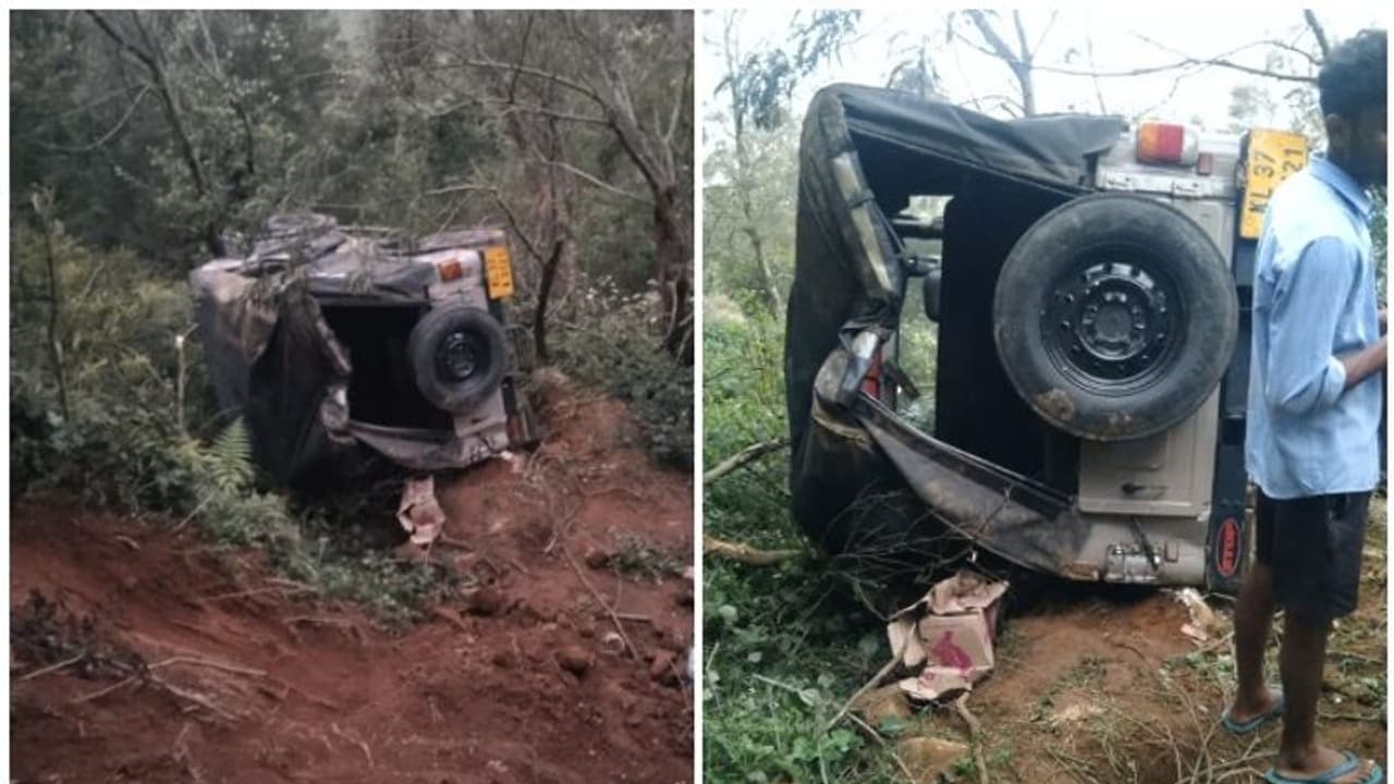 സൂര്യനെല്ലിയിൽ ജീപ്പ് 150 അടി താഴ്ചയിലേക്ക് മറിഞ്ഞു; 7 വിനോദസഞ്ചാരികൾക്ക് പരിക്ക്; രണ്ടുപേരുടെ നില ഗുരുതരം