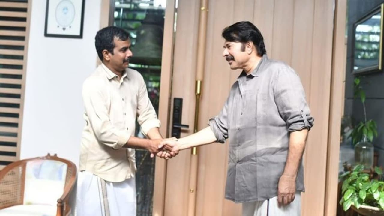 Thrikkakara by election : മമ്മൂട്ടിയെ വീട്ടിലെത്തി കണ്ട് ഡോ. ജോ ജോസഫ്