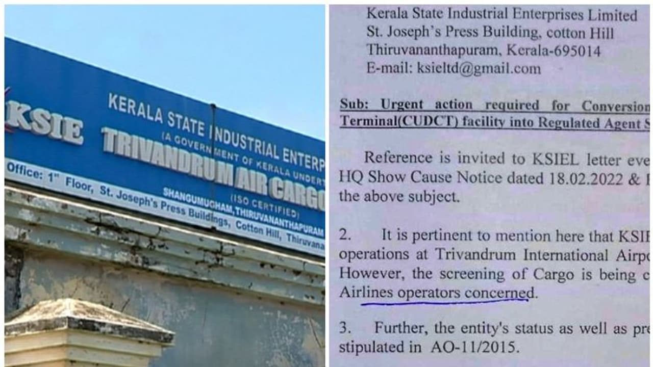 തിരുവനന്തപുരം വിമാനത്താവളം വഴിയുള്ള കാര്‍ഗോ നീക്കം പ്രതിസന്ധിയില്‍: നിര്‍ണായക ചര്‍ച്ച നാളെ