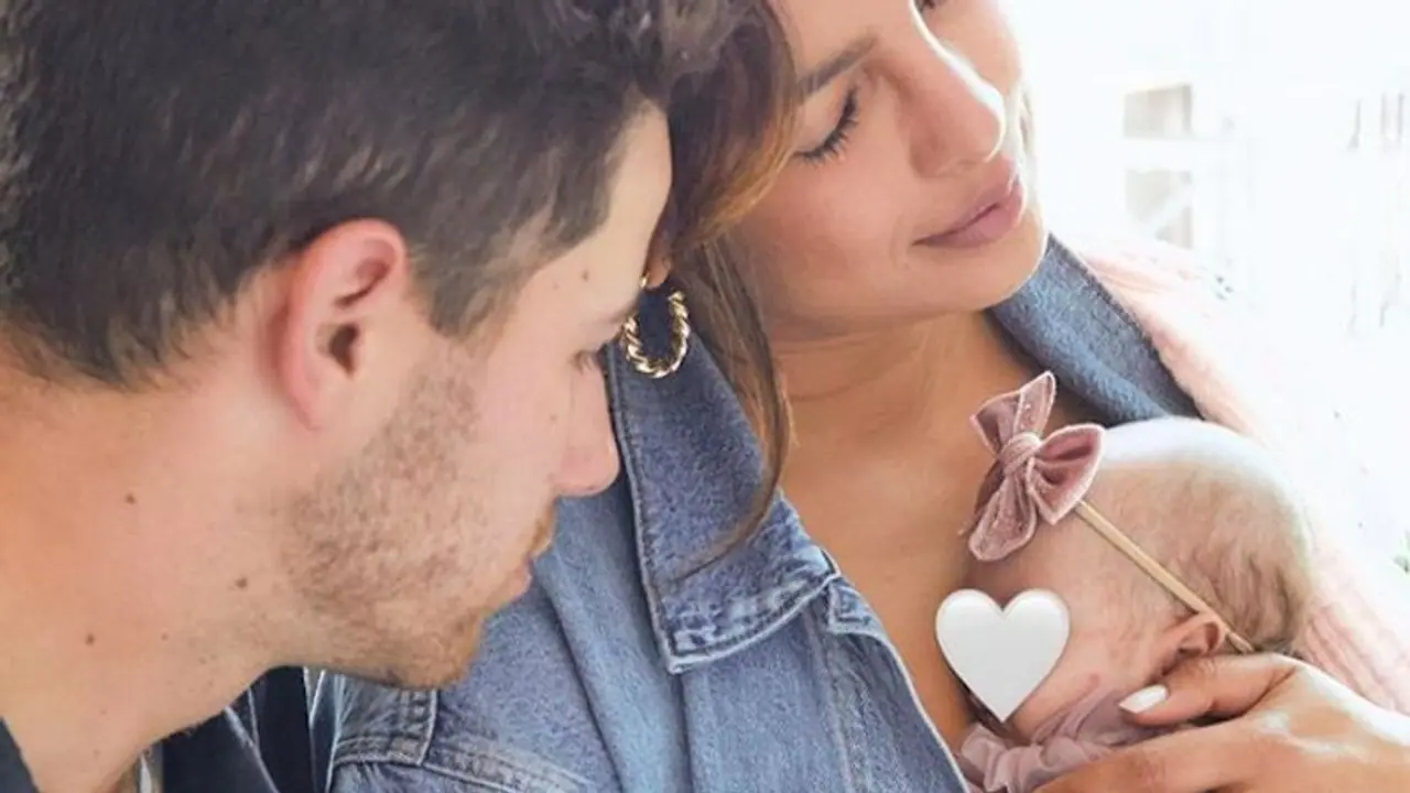 Priyanka Chopra, Nick Jonas share daughter Malti's first glimpse; see pic