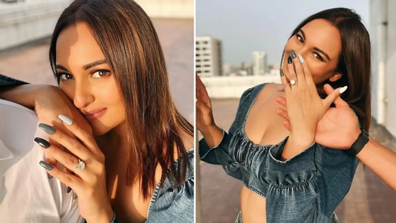 क्या सोनाक्षी सिन्हा ने कर ली सगाई, एक शख्स के कंधे पर हाथ रख इंगेजमेंट रिंग फ्लॉन्ट करतीं आईं नजर क्या सोनाक्षी सिन्हा ने कर ली सगाई, एक शख्स के कंधे पर हाथ रख इंगेजमेंट रिंग फ्लॉन्ट करतीं आईं नजर