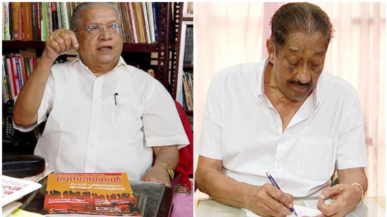 ആത്മകഥാ വിവാദത്തിൽ പിരപ്പൻകോടിന് പൂട്ടിട്ട് പാര്ട്ടി; പോര് അവസാനിപ്പിക്കാന് പരസ്യ പ്രസ്താവന വിലക്കി സിപിഎം ആത്മകഥാ വിവാദത്തിൽ പിരപ്പൻകോടിന് പൂട്ടിട്ട് പാര്ട്ടി; പോര് അവസാനിപ്പിക്കാന് പരസ്യ പ്രസ്താവന വിലക്കി സിപിഎം