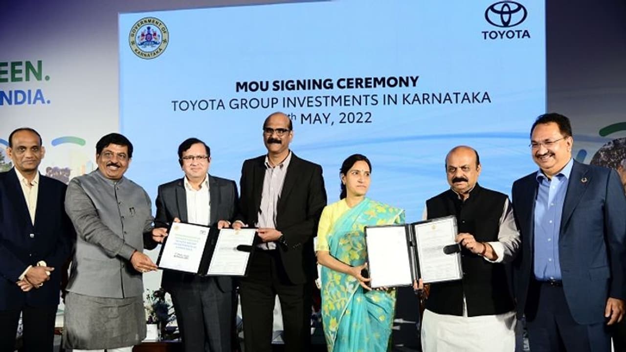Toyota Investment 4,800 ಕೋಟಿ ರೂಪಾಯಿ ಹೂಡಿಕೆ, ರಾಜ್ಯ ಸರ್ಕಾರ ಜೊತೆ ಟೋಯೋಟಾ ಕಿರ್ಲೋಸ್ಕರ್ ಒಪ್ಪಂದ!