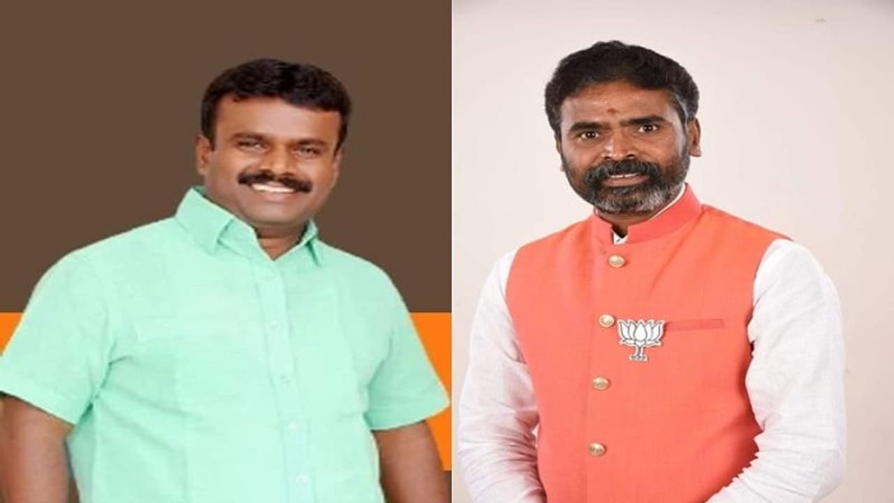 ಕೆಜಿಎಫ್ ಬಿಜೆಪಿಯಲ್ಲಿ ಬಣ ರಾಜಕೀಯ, ಪತ್ನಿಗೆ ಟಿಕೇಟ್ ಕೊಡಿಸಲು MP ಮುನಿಸ್ವಾಮಿ ಸರ್ಕಸ್ ಕೆಜಿಎಫ್ ಬಿಜೆಪಿಯಲ್ಲಿ ಬಣ ರಾಜಕೀಯ, ಪತ್ನಿಗೆ ಟಿಕೇಟ್ ಕೊಡಿಸಲು MP ಮುನಿಸ್ವಾಮಿ ಸರ್ಕಸ್