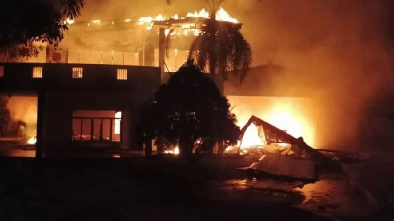 Sri Lanka crisis: Ancestral home of Rajapaksas, homes of several MPs set on fire