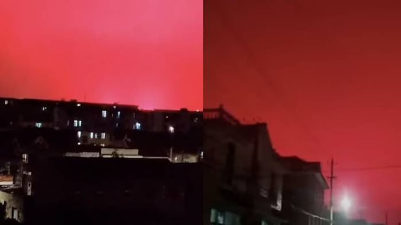 കടുംചുവപ്പ് നിറത്തിൽ ആകാശം, കാരണമറിയാതെ ഭയന്ന് ജനങ്ങൾ! ഒടുവിൽ... കടുംചുവപ്പ് നിറത്തിൽ ആകാശം, കാരണമറിയാതെ ഭയന്ന് ജനങ്ങൾ! ഒടുവിൽ...