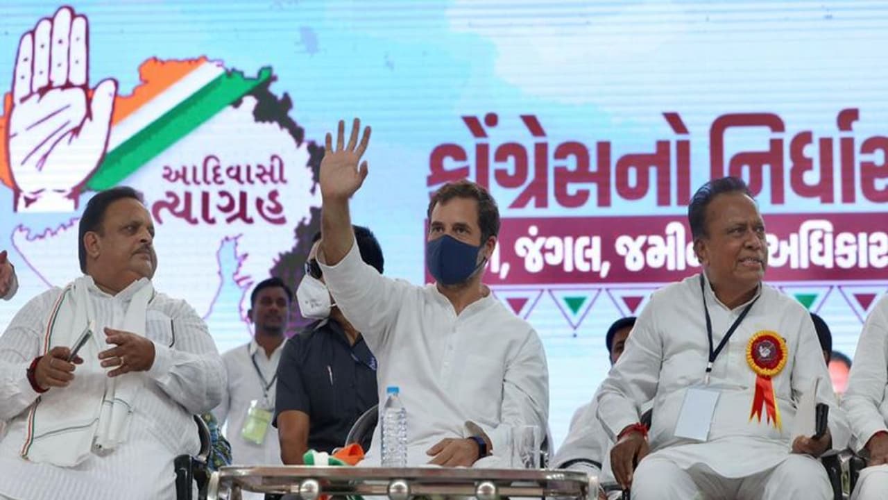 गुजरात फतह की तैयारी : राहुल गांधी का चुनावी शंखनाद, दाहोद रैली के बहाने कांग्रेस को एकजुट करने का प्लान