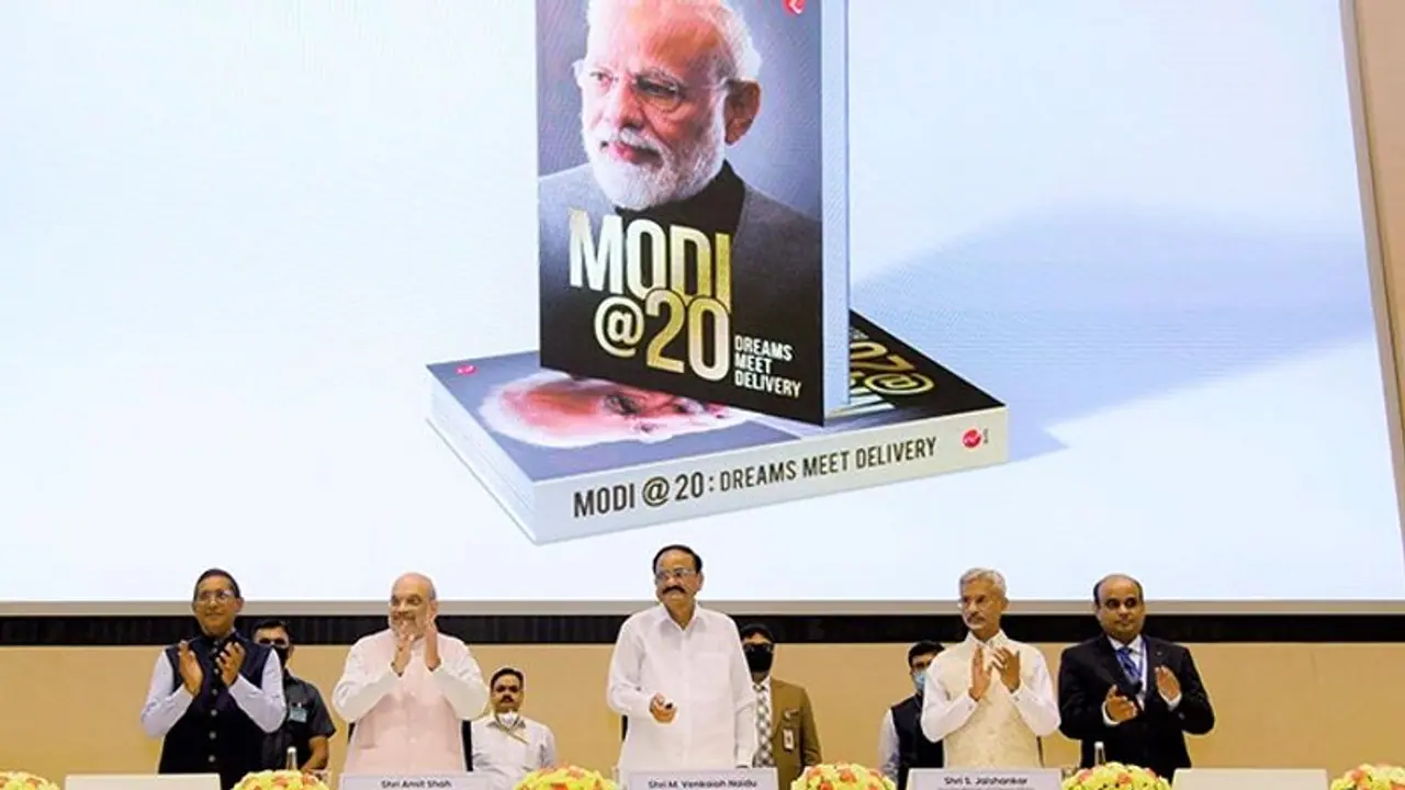 'Modi@20' book launched, Venkaiah Naidu, Amit Shah, Jaishankar praise PM 'Modi@20' book launched, Venkaiah Naidu, Amit Shah, Jaishankar praise PM