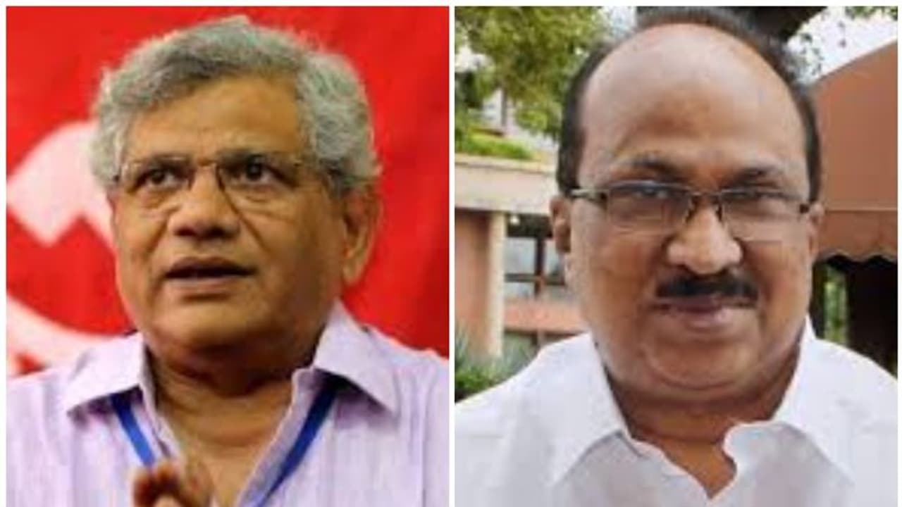 Thrikkakkara Byelection :കെ വി തോമസിന്റെ നിലപാട് സ്വാഗതാർഹം; സ്ഥാനാർത്ഥിയെ നിർത്തിയത് സഭയല്ലെന്നും യെച്ചൂരി Thrikkakkara Byelection :കെ വി തോമസിന്റെ നിലപാട് സ്വാഗതാർഹം; സ്ഥാനാർത്ഥിയെ നിർത്തിയത് സഭയല്ലെന്നും യെച്ചൂരി